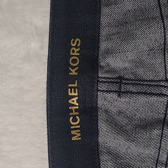 Michael Kors dark blue jeans, stud detail on legs and pockets - Picture 4 of 8